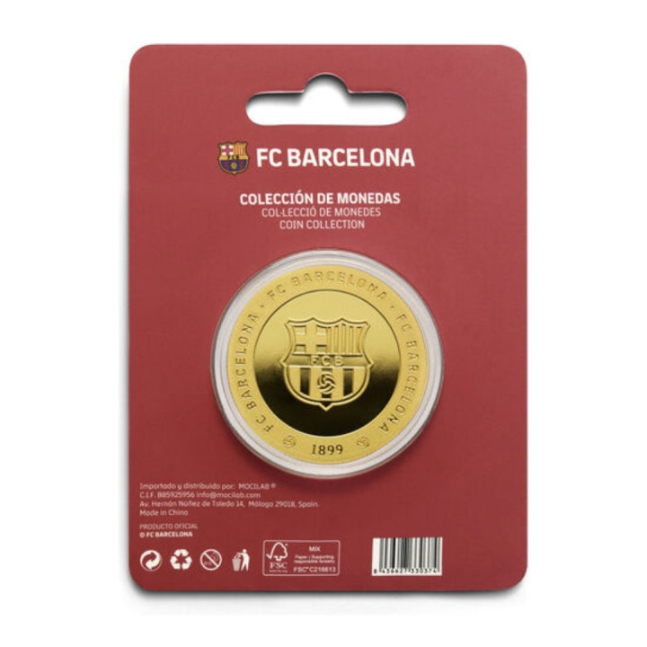 moneda del barsa comemorativa
