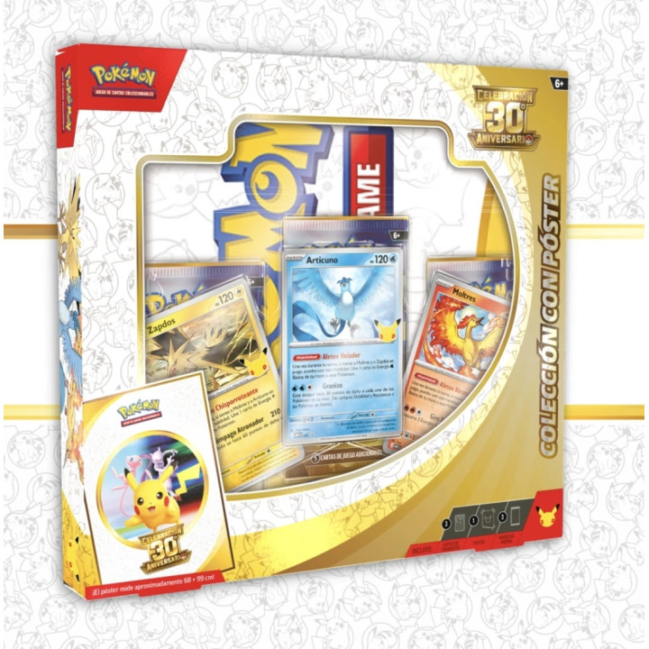 poster collection 30 aniversario pokemon español